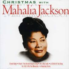 A picture of the cover of christmas with mahalia jackson.